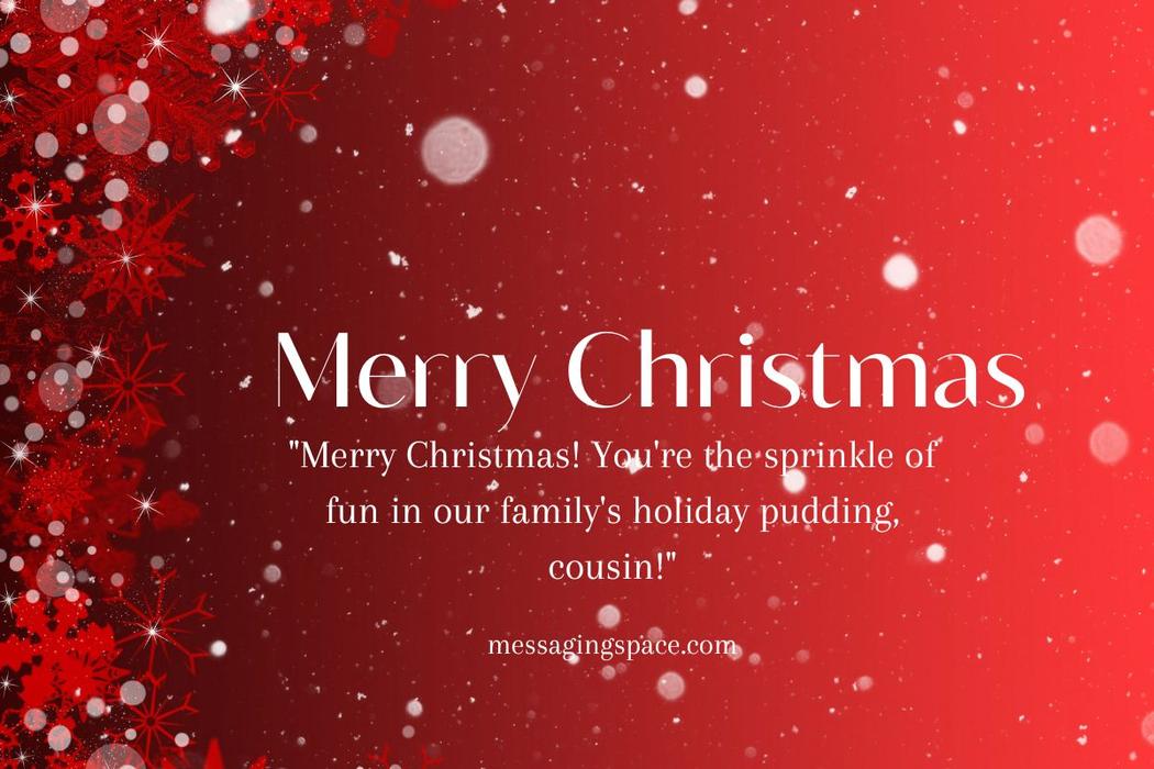 175+ Religious Merry Christmas Messages For Male Cousin