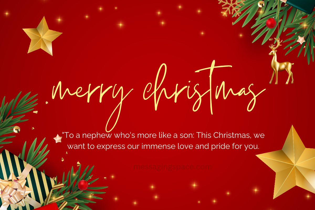 65+ Inspirational Merry Christmas Messages For Nephew