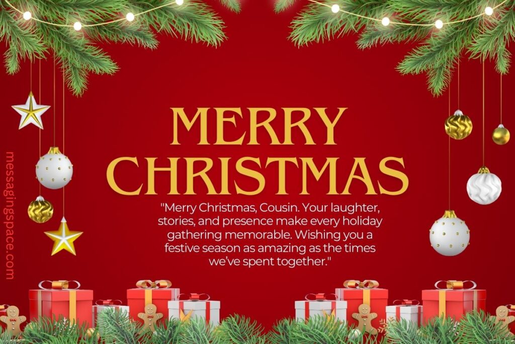 185+ Inspirational Merry Christmas Wishes For Female Cousin