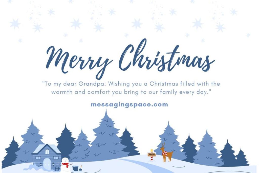 Merry Christmas Messages For Grandpa