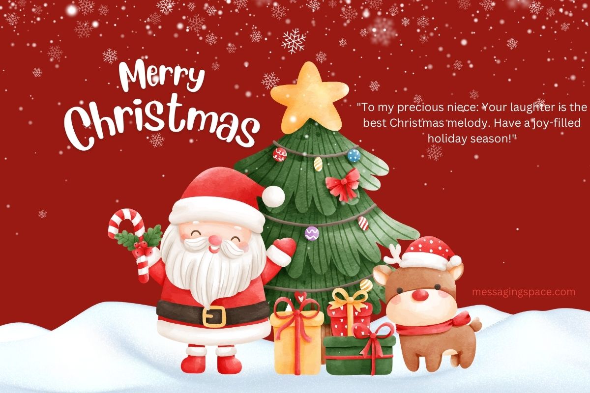 115+ Inspirational & Cute Merry Christmas Messages For Niece