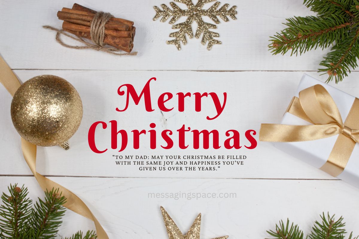 145+ Sweet & Religious Merry Christmas Quotes For Father