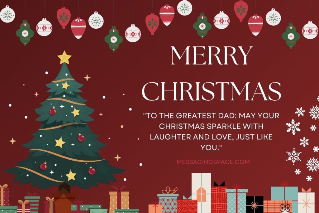 150+ Cute & Inspirational Merry Christmas Wishes For Father