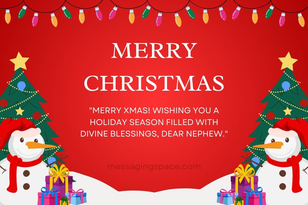 55+ Funny & Heartfelt Merry Christmas Quotes For Nephew