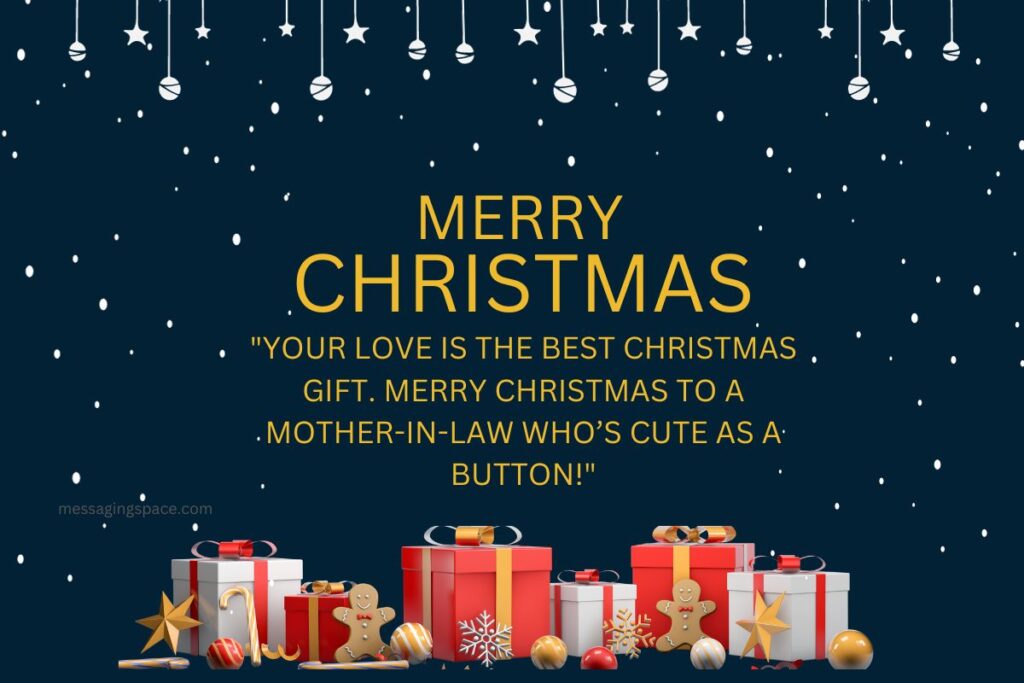Cute Merry Christmas Text Quotes for Mother in Law