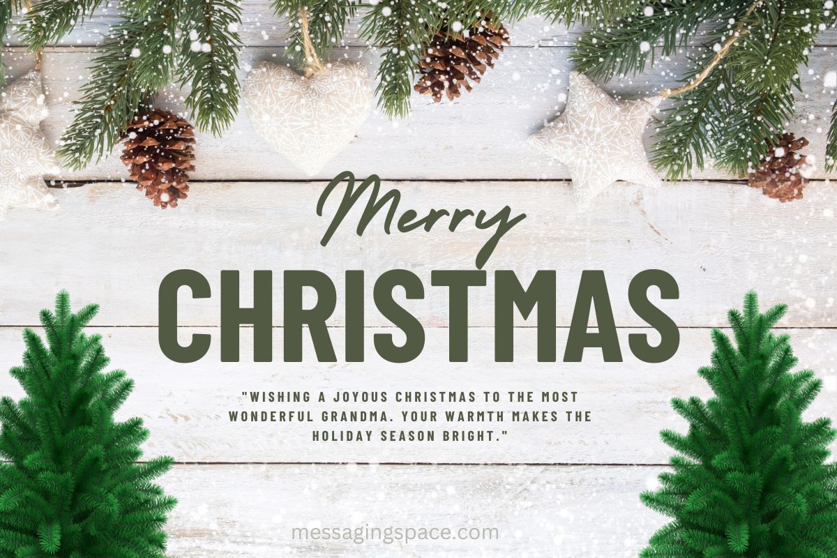 130+ Inspirational Merry Christmas Text Greetings for Grandma