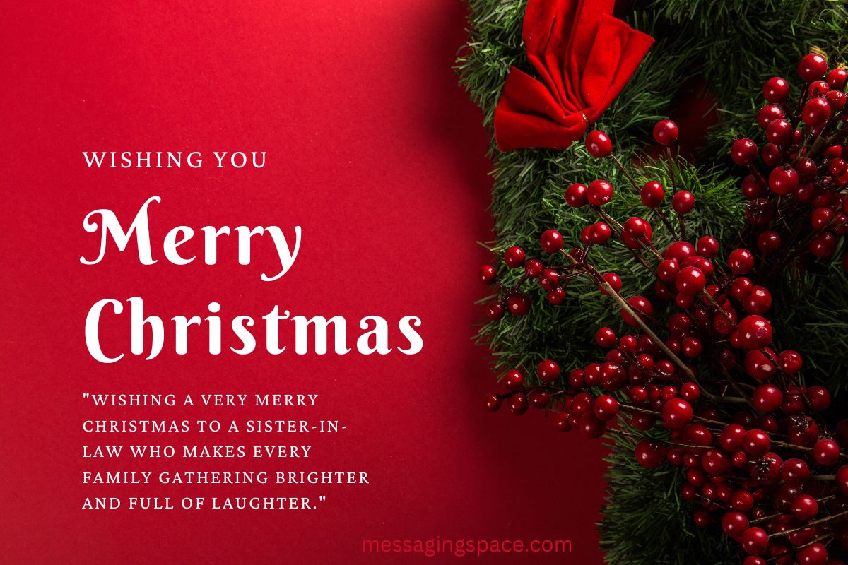 215+ Short Merry Christmas Text Quotes for Sister in Law