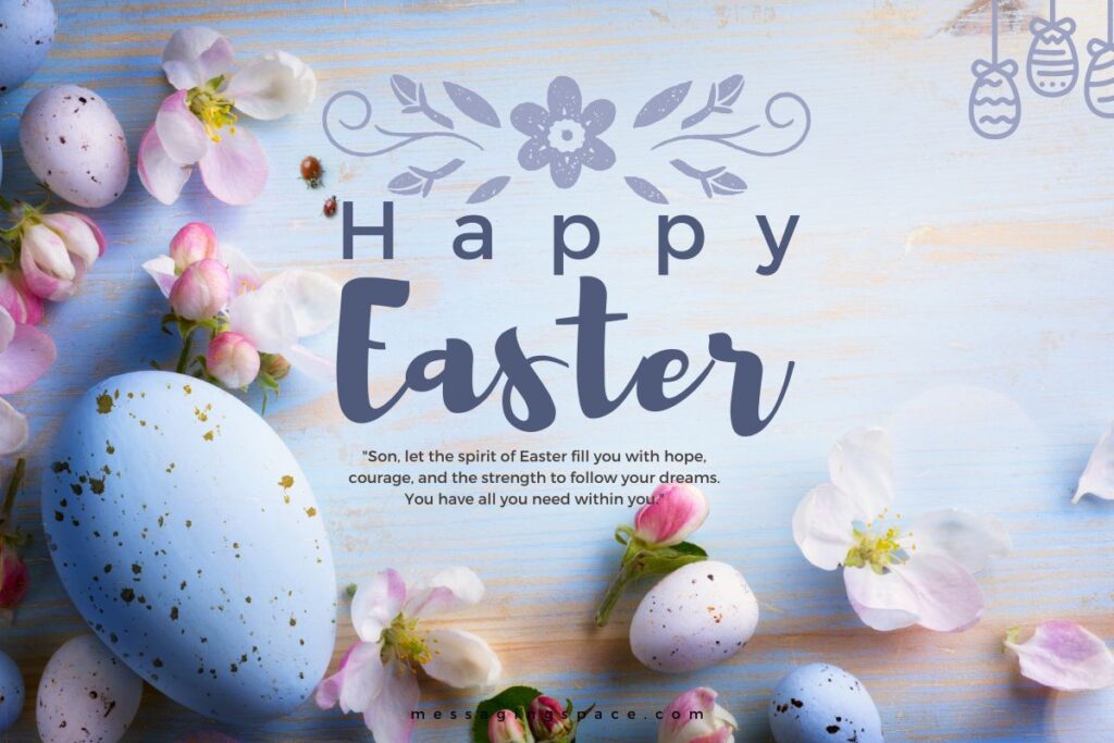 Inspirational Happy Easter Greetings For Son